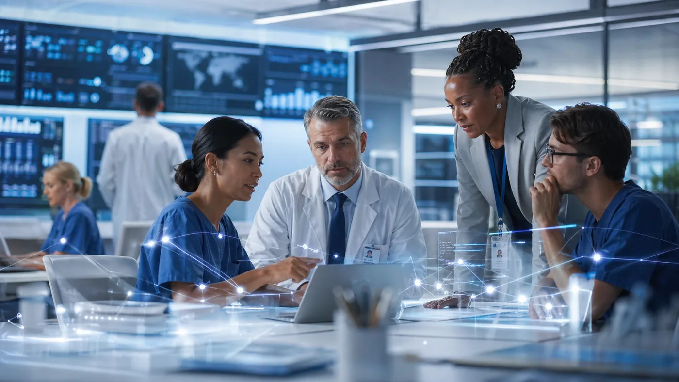 Scaling coordinated care decisions with functional foundation models illustration